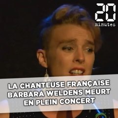 La chanteuse française Barbara Weldens meurt en plein concert