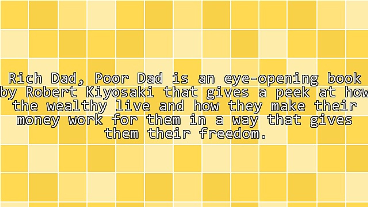 Rich Dad Poor Dad: Live Like the Wealthy Do