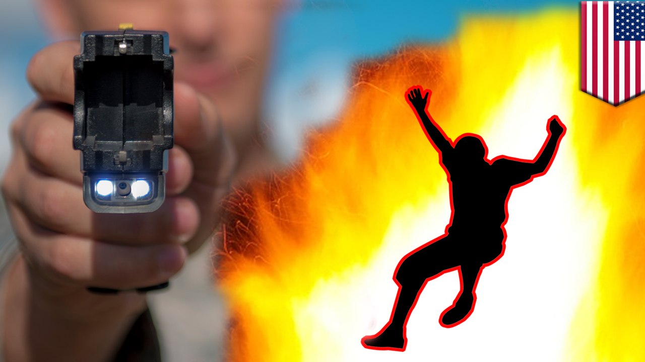 Suicidal man covered in gasoline set ablaze after being Tasered