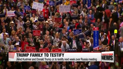 Jared Kushner and Donald Trump Jr. to testify next week over Russia meeting