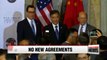 U.S.-China economic dialogue ends with no new agreements reached