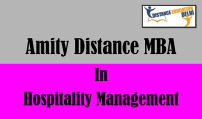 Amity Distance MBA in Hospitality Management