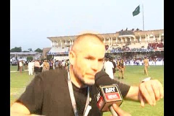 Former Footballer Scared with Fireworks