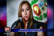 Marisol Pérez Tello confirma renuncia de procuradoras Julia Príncipe y Katherine Ampuero