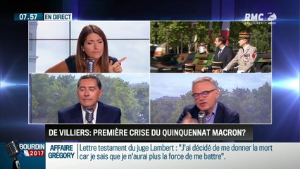 Brunet & Neumann: De Villiers: Première crise du quinquennat Macron ? - 20/07