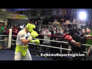 Canelo Alvarez Sparring Derek Innis 4 Min Rounds