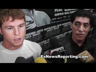 Canelo Alvarez: I've Watched Mosley Tapes From Before He Was Pro