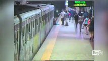 Cette touriste coincée dans les portes du métro de Rome va se faire trainer sur plusieurs metres