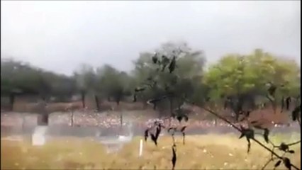 Des orages terribles et des chutes de grêlons géants frappent le nord de l'Espagne !