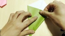 【DIY craft】 Tulip. Origami. The art of folding paper.-b