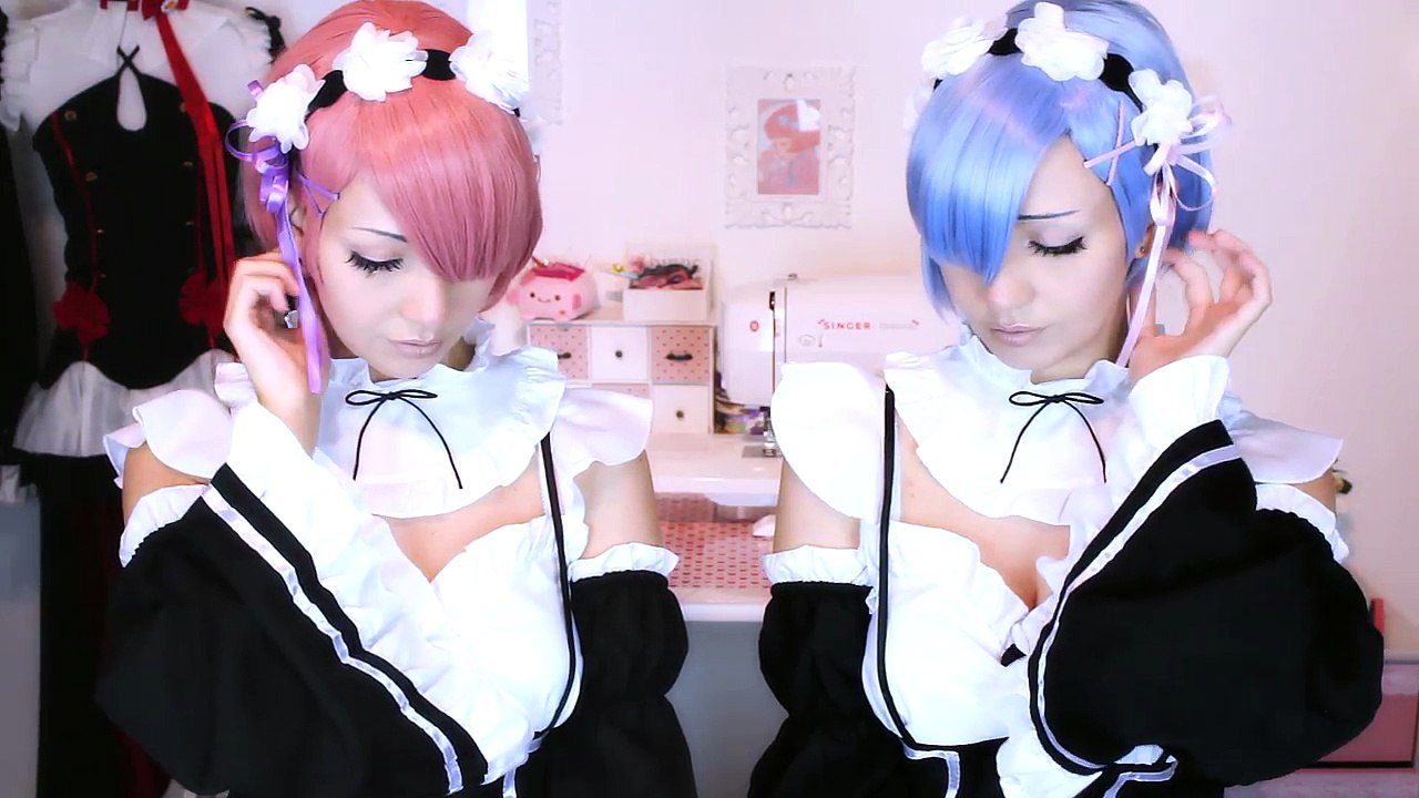 ☆ Rem / Ram Re:ZERO Cosplay Makeup Tutorial ゼロから始める異世界生活 ☆