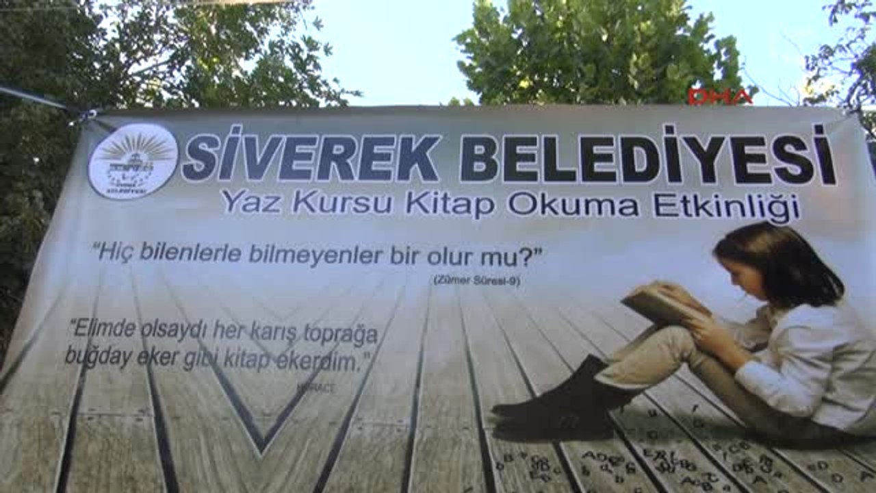 Şanlıurfa Parkta Kitap Okuma Etkinliği