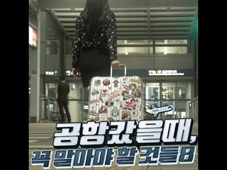 [8 Things Must Know When You Go to the Airport]공항에 갔을때, 꼭 알아야 할 것들 8