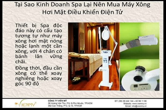 Tại sao kinh doanh Spa nên mua máy xông hơi mặt điều khiển điện tử