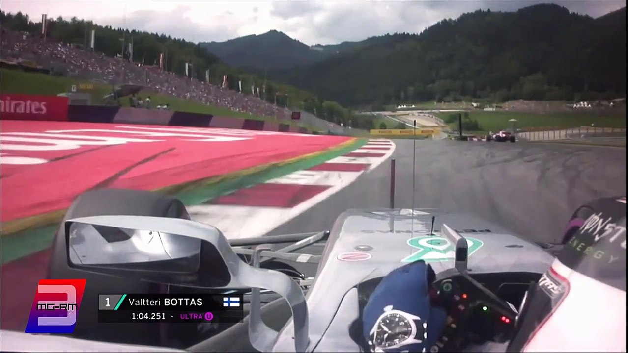 Onboard pole position lap - Valtteri Bottas, Austria 2017