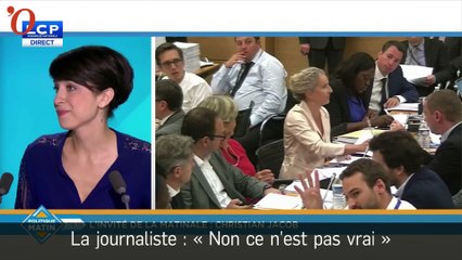 Échange très tendu entre Christian Jacob et une journaliste de LCP
