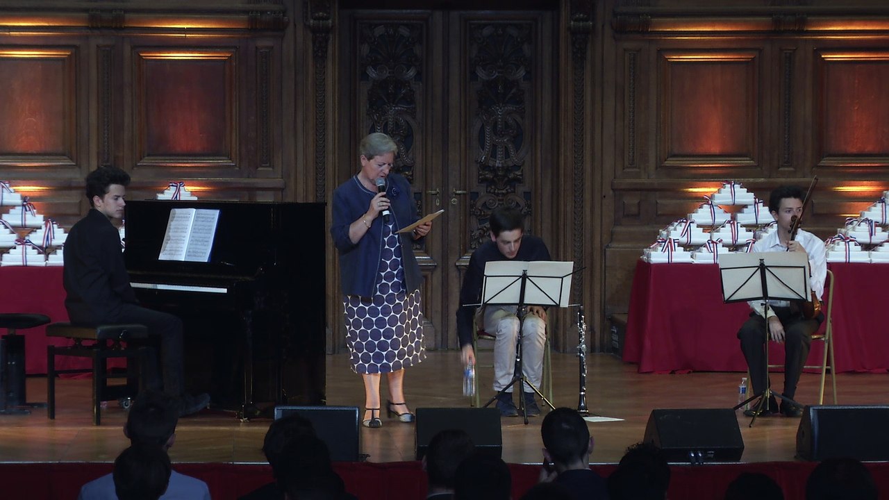 Concours général 2017 : animation musicale avec le lycée Racine à Paris