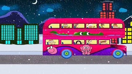 The Wheels On The Bus Go Round And Round  Popular Nursery Rhymes Collection I Children Songs