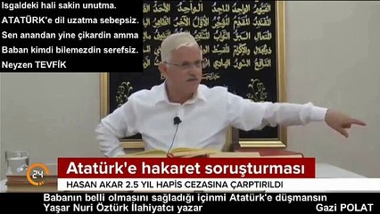 Atatürk'e Hakarete 2,5 yıl Hapis