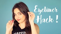 Eyeliner Thread Hack | حيلة لرسم الآيلاينر بالخيط