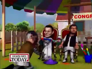 So Sorry  Watch how our political leaders play the colorful HOLI