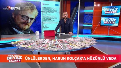 Ünlülerden Harun Kolçak'a hüzünlü veda