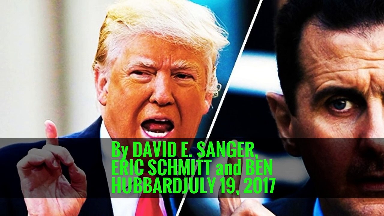 Trump Ends Covert Aid to Syrian Rebels Trying to Topple Assad