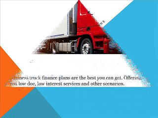 Easy Business truck loans in Australia