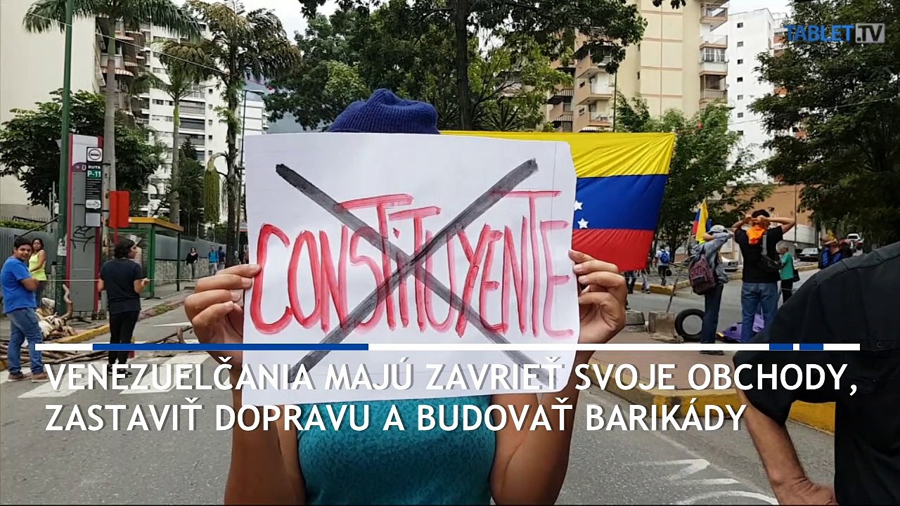 Venezuela zažíva generálny štrajk, štátne firmy vyzvali na jeho bojkot