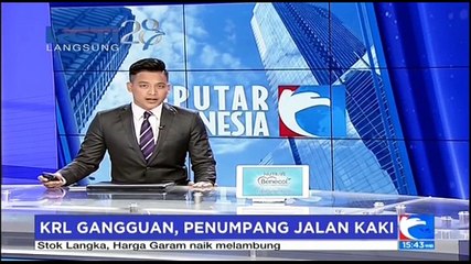 Gangguan KRL, Penumpang Jalan Kaki