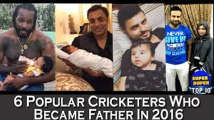 6 Popular Cricketers Who Became Father In 2017!