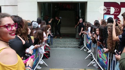 Liam Payne devant Fun Radio