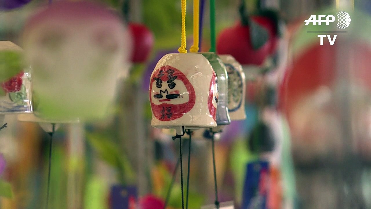 Wind-chime festival: Cooling sounds drive away heat in Japan