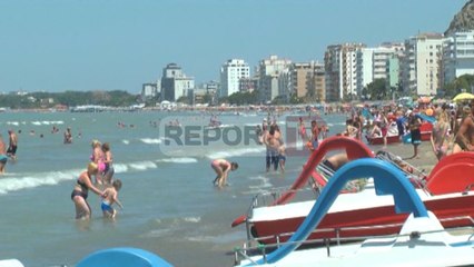 Report TV - Situata në plazhe, Ministria: Ka roje, Agjencia: Vija bregdetare e pasigurt