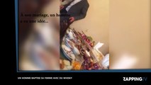 Un homme baptise sa femme avec du Whisky, elle s’évanouit (vidéo)