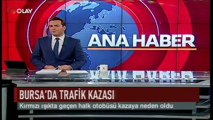 Kırmızı ışıkta durmadı! Kazaya neden oldu! (Haber 19 07 2017)