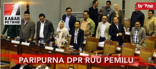 Suara Fraksi Terpecah, Paripurna RUU Pemilu Berlangsung Alot