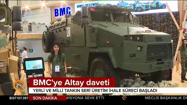 Vatan savunmasının yıldızı Altay Tankı'nın ihalesi için BMC'ye davet