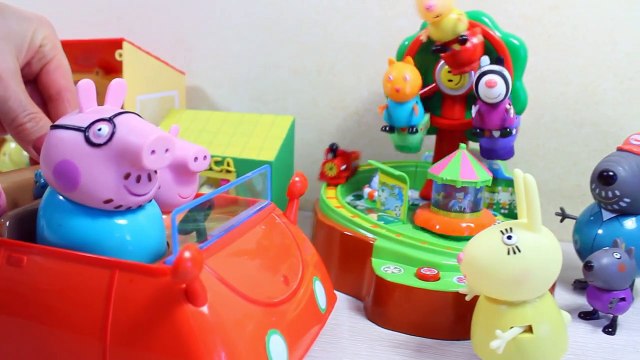 3. Новый Год - Свинка Пеппа украшает новогоднюю ёлку, мультик с игрушками. Peppa Pig toys