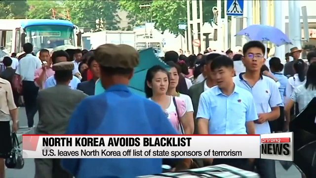 U.S. leaves North Korea off list of state sponsors of terrorism