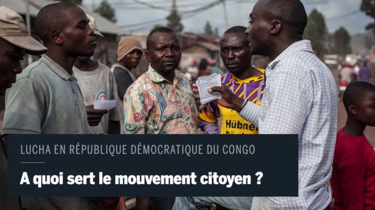 Luc Nkulula de la Lucha : l'essentiel est que la population se lève pour ses intérêts