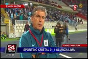 Alianza Lima venció 1-0 a Sporting Cristal y es puntero del Torneo Apertura