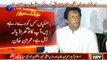 Imran Khan gives befitting reply to PM's statement 'they beg resignation from me'