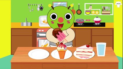 むしむしくん トイレトレーニング アニメ ❤ アイスクリーム - ケーキ ❤ こどもが笑う！- 赤ちゃん泣き止む