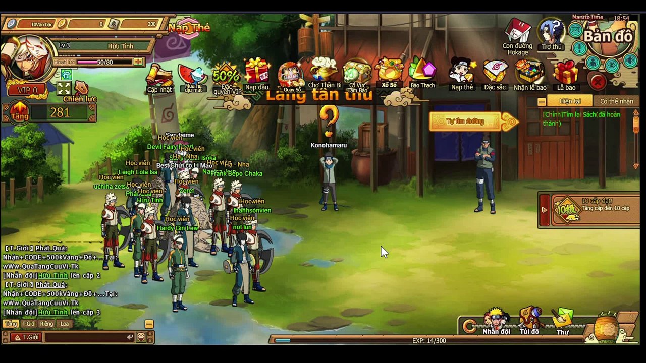 30 Phút chơi thử Game Cửu Vĩ Naruto