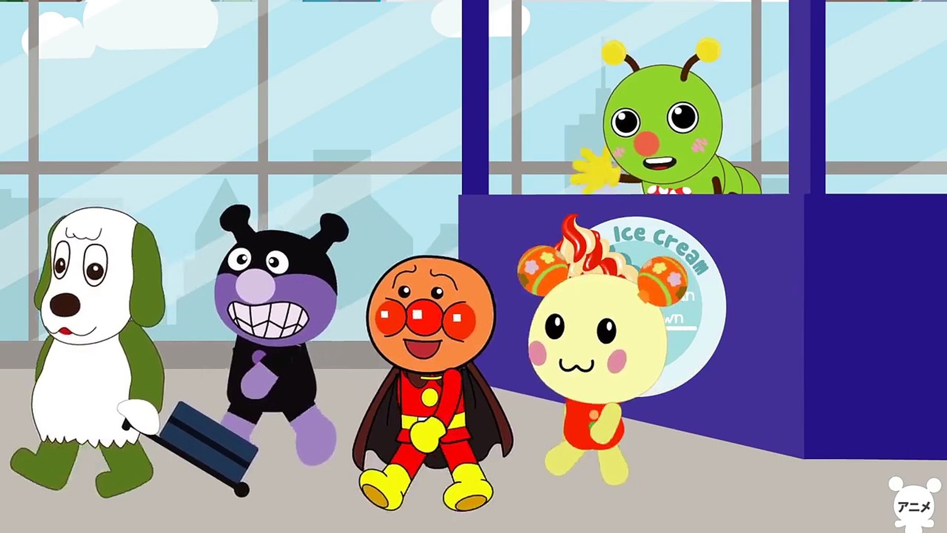アンパンマン アニメ エアポート うーたん わんわん バイキンマン むしむしくん 子供向けアニメ Surprise Kids Animation Video Dailymotion