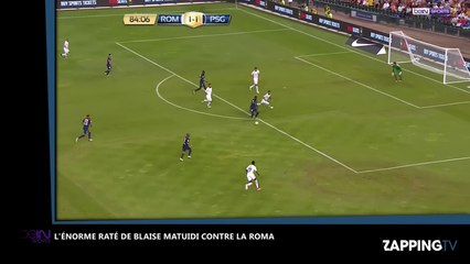 PSG : L’énorme raté de Blaise Matuidi seul devant le but face à la Roma (Vidéo)