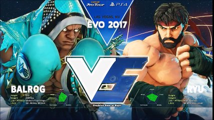 Evo 2017 SFV - Smug (Balrog) vs Abao (Ryu)