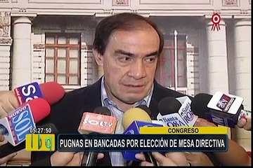 Congreso: pugnas en bancadas por elección de Mesa Directiva