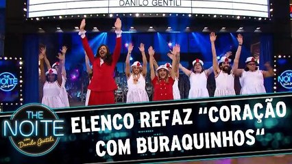 Elenco do The Noite refaz sucesso de Chiquititas com Carla Diaz